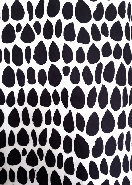 Sale Price Vichy Top in Black and White Butti print